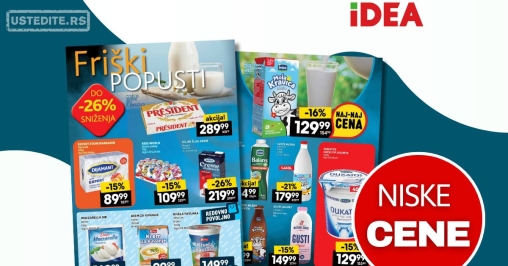 Idea FRIŠKI POPUSTI 16-22.10.2025.