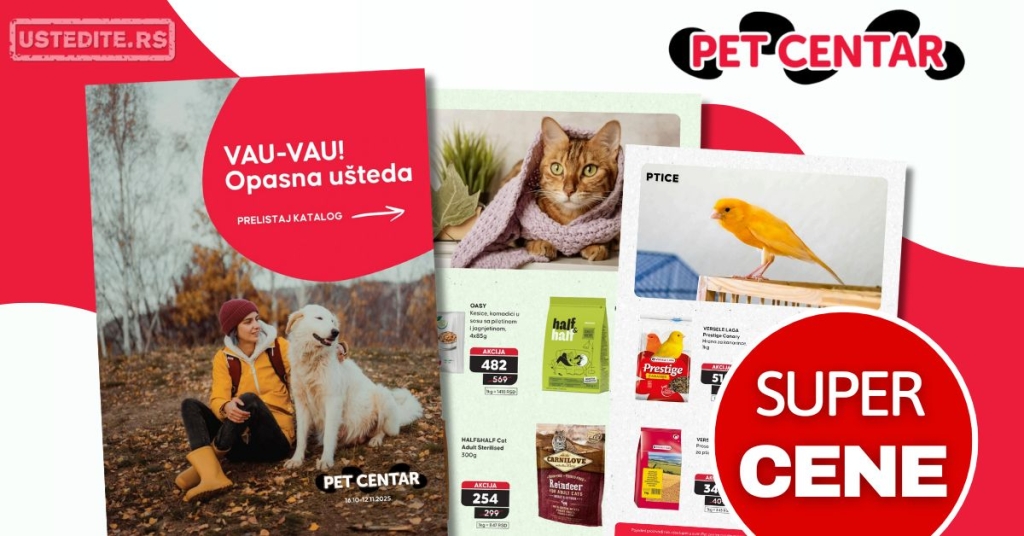 Pet centar katalog 16.10-12.11.2025.