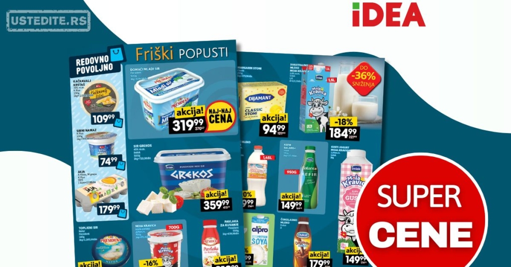 Idea FRIŠKI POPUSTI 9-15.10.2025.