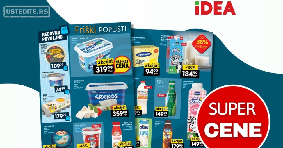 Idea FRIŠKI POPUSTI 9-15.10.2025.