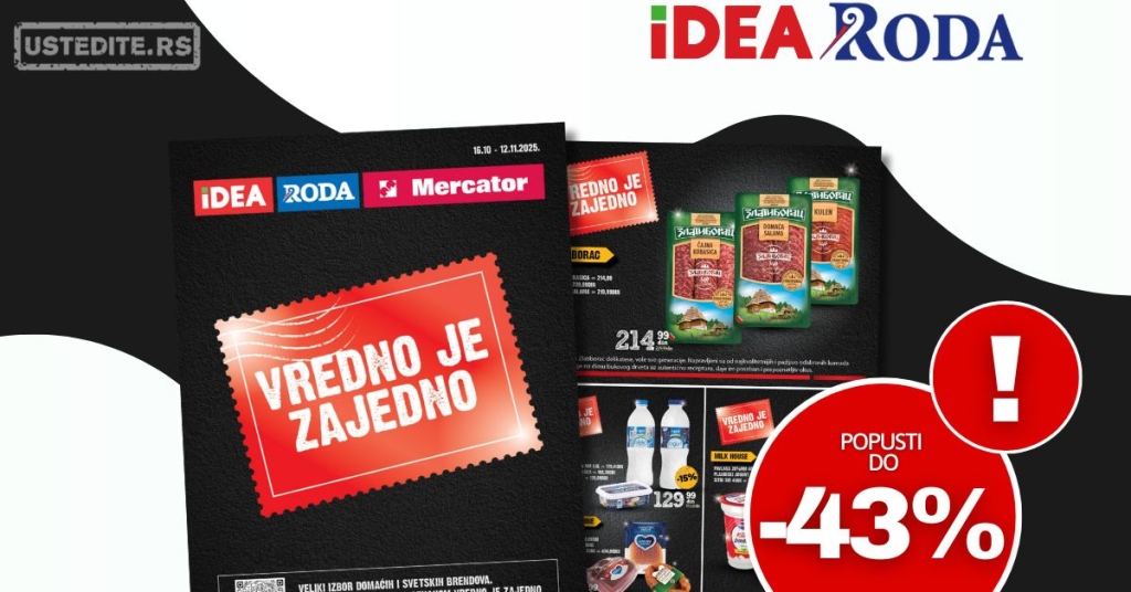 Roda & Idea katalog 16.10-12.11.2025.