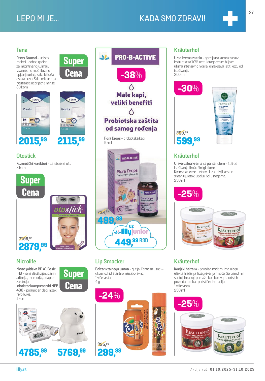 Lilly katalog OKTOBAR 2025.