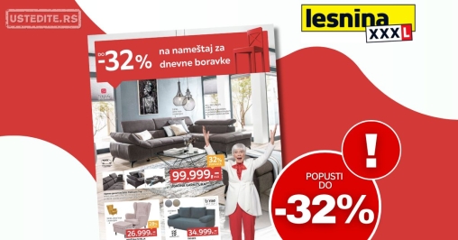 Lesnina XXXL katalog DNEVNE SOBE 13.10-2.11.2025.