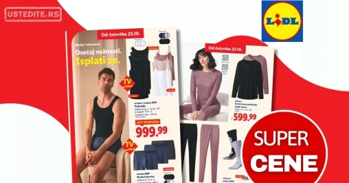 Lidl Esmara kolekcija – popusti i aktuelna ponuda 23-29.10.2025.