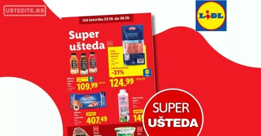 Lidl SUPER UŠTEDA 23-26.10.2025.