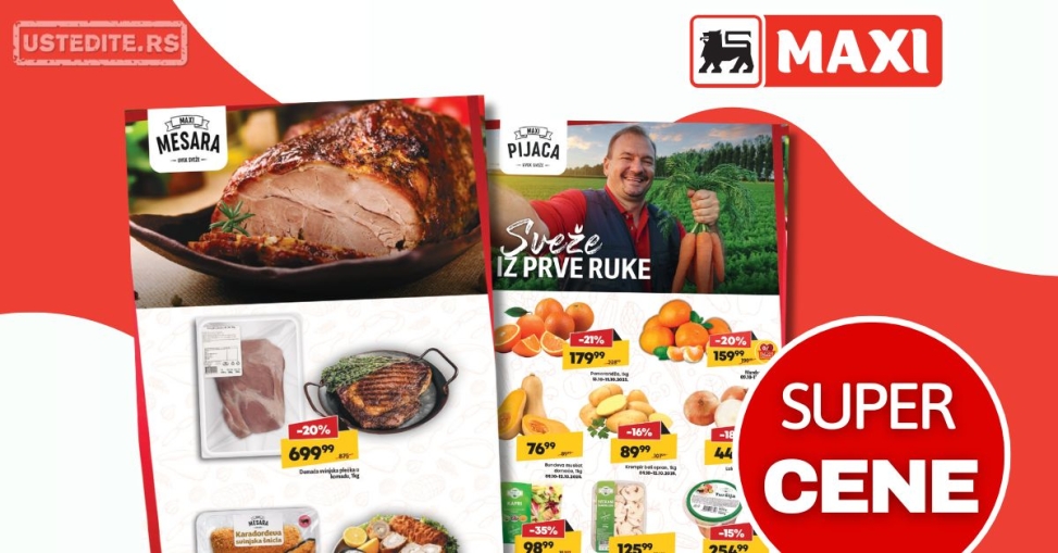 Maxi SVEŽA AKCIJA 9-15.10.2025.