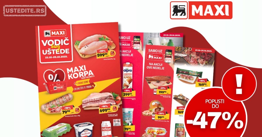 Maxi katalog 23-29.10.2025.
