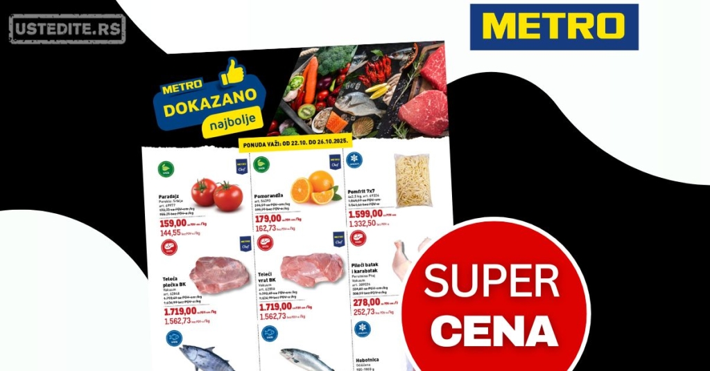 Metro katalog DOKAZANO 22-26.10.2025.