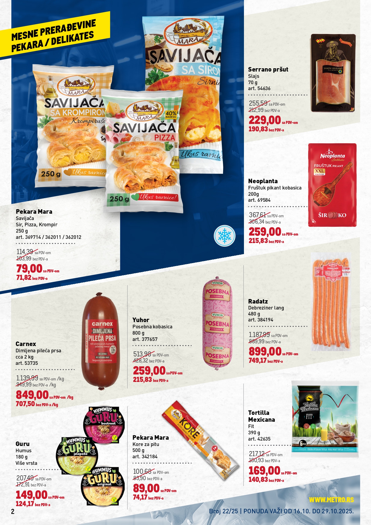 Metro katalog PREHRANA/NEPREHRANA 16-29.10.2025.