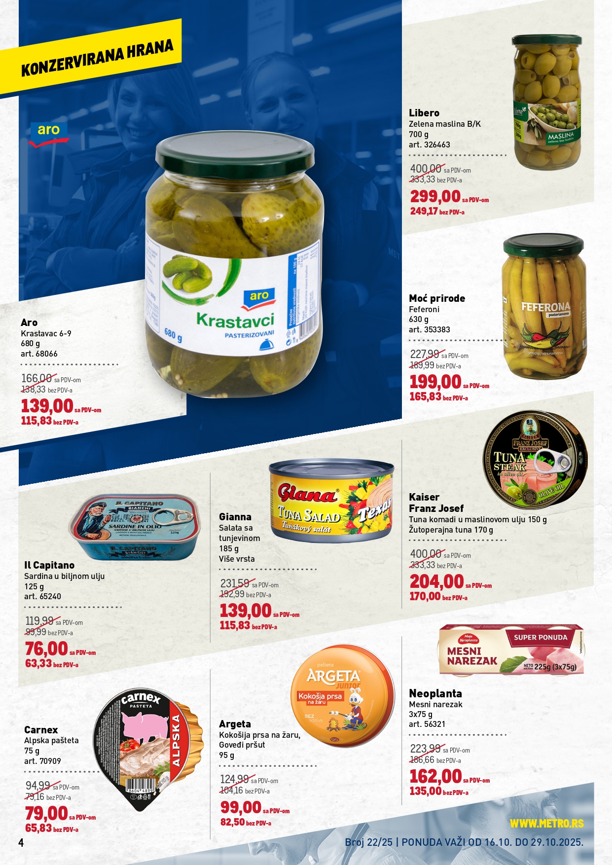 Metro katalog PREHRANA/NEPREHRANA 16-29.10.2025.