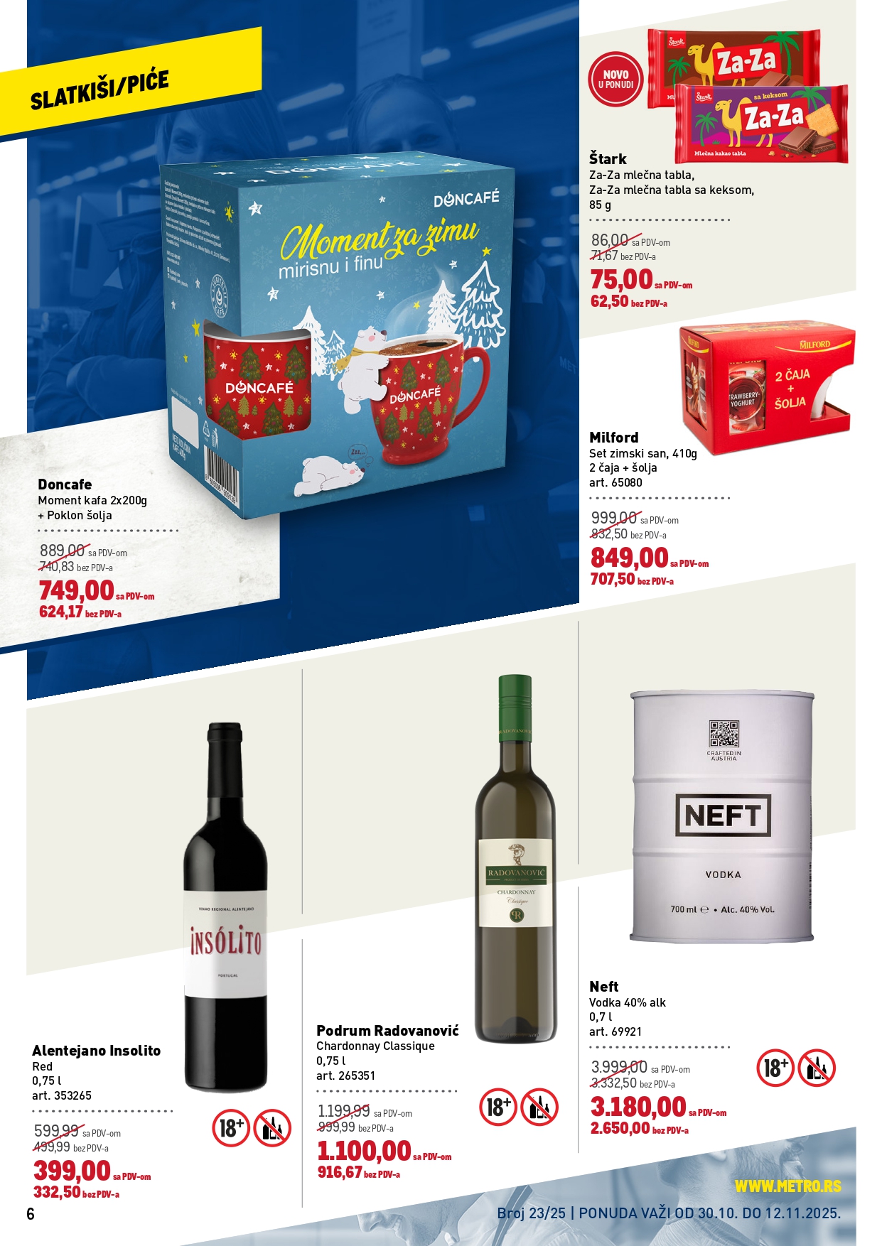Metro katalog PREHRANA/NEPREHRANA 30.10-12.11.2025.