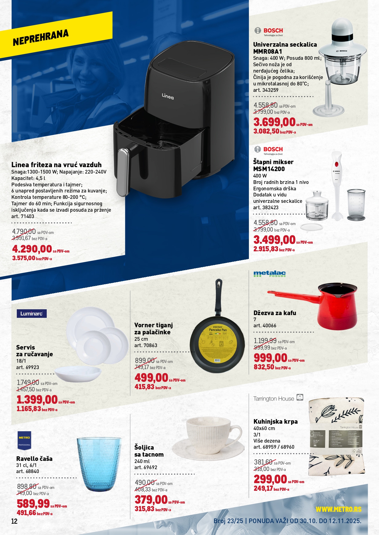 Metro katalog PREHRANA/NEPREHRANA 30.10-12.11.2025.
