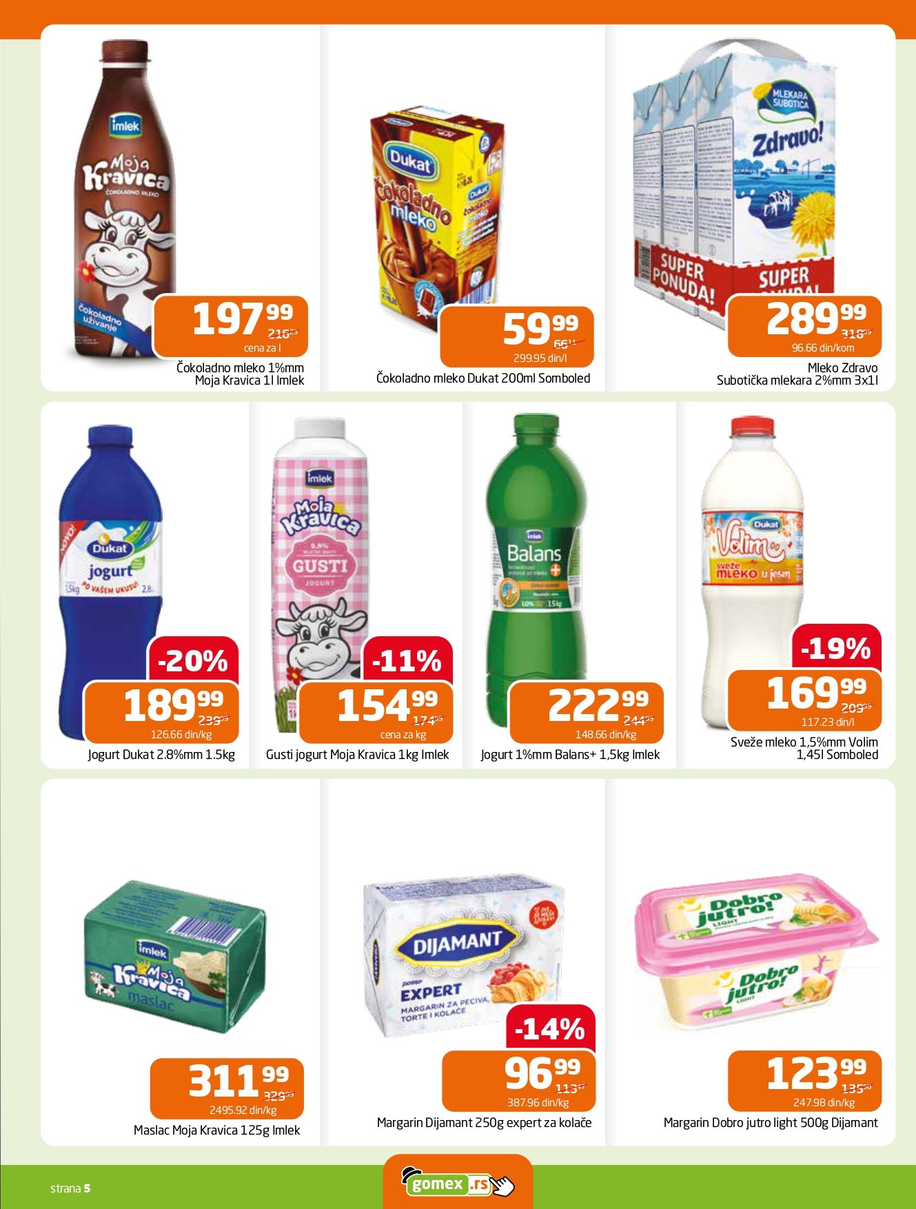 Gomex katalog AKCIJE IZ ŠEŠIRA 22.10-4.11.2025.