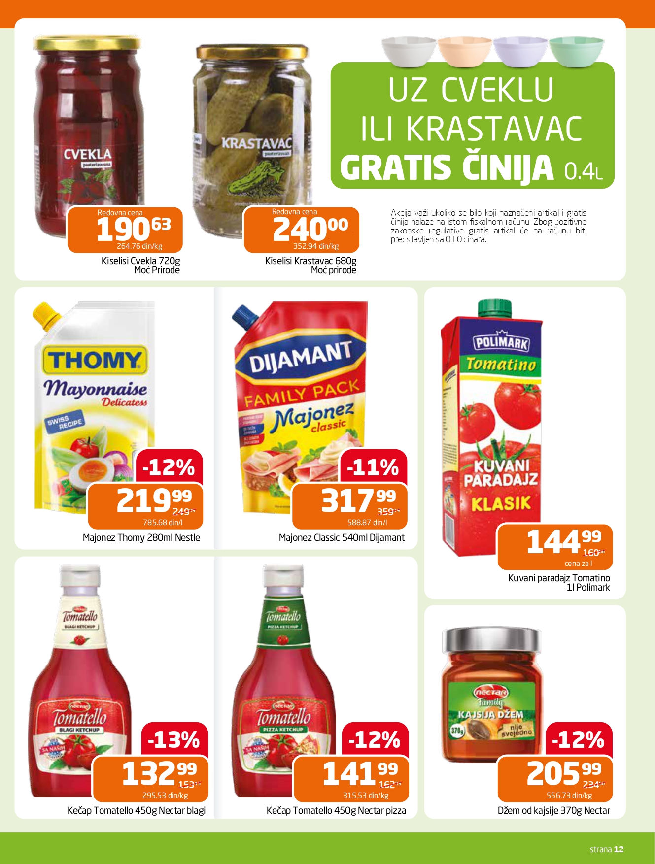 Gomex katalog AKCIJE IZ ŠEŠIRA 22.10-4.11.2025.
