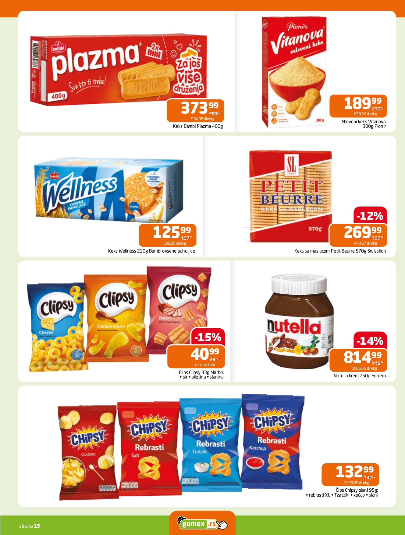 Gomex katalog AKCIJE IZ ŠEŠIRA 22.10-4.11.2025.