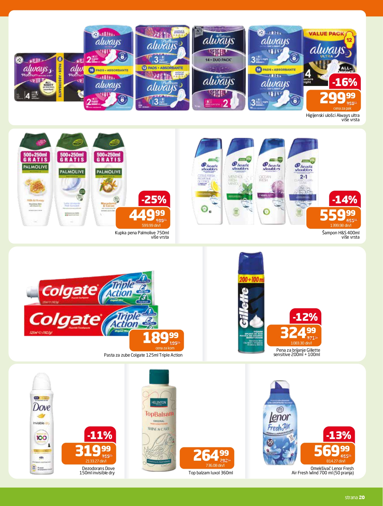 Gomex katalog AKCIJE IZ ŠEŠIRA 22.10-4.11.2025.