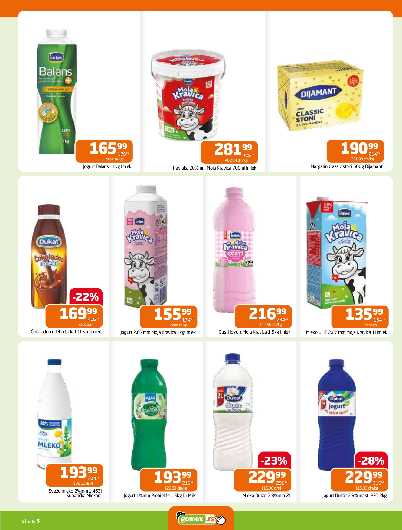 Gomex katalog AKCIJE IZ ŠEŠIRA 8-21.10.2025.