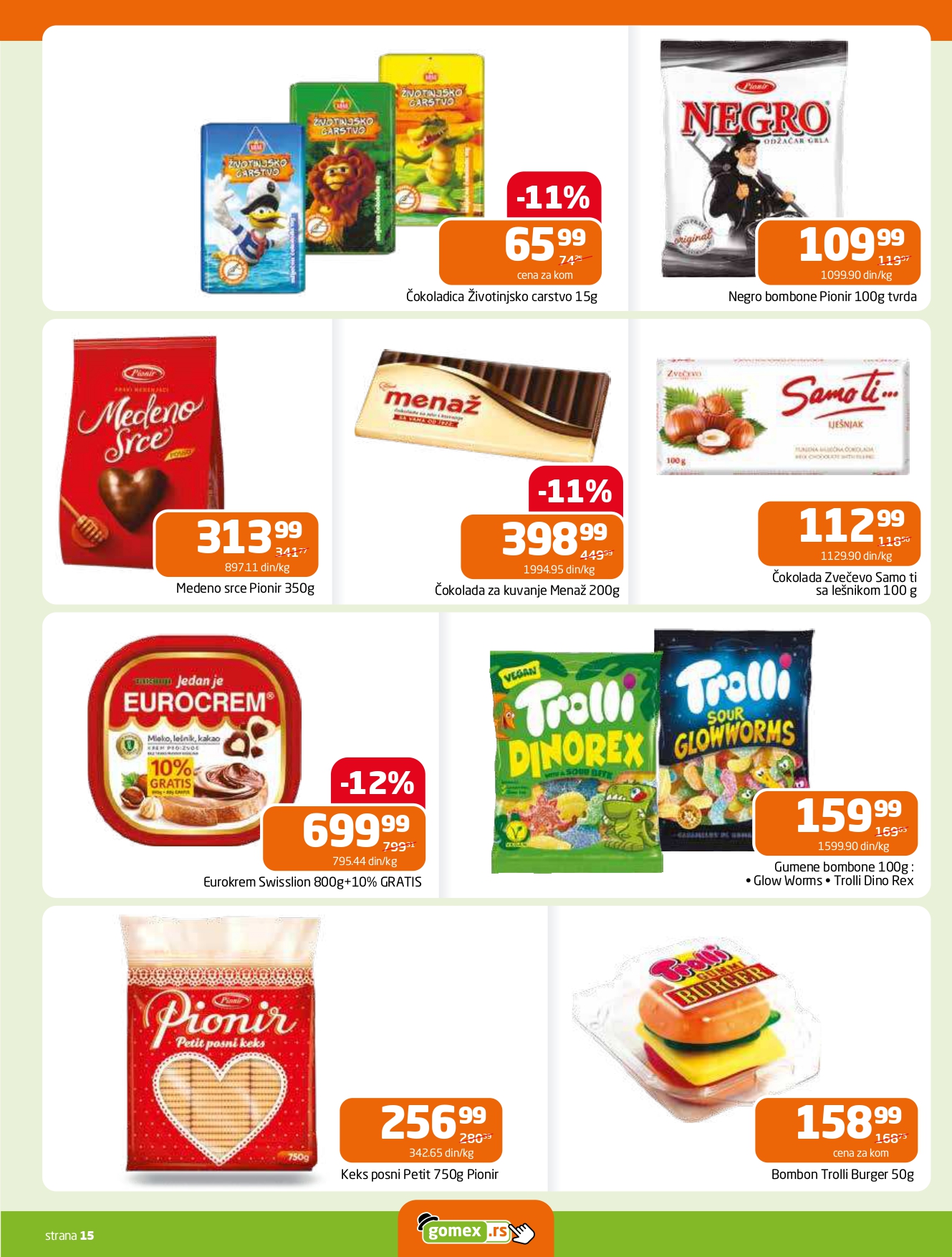 Gomex katalog AKCIJE IZ ŠEŠIRA 8-21.10.2025.