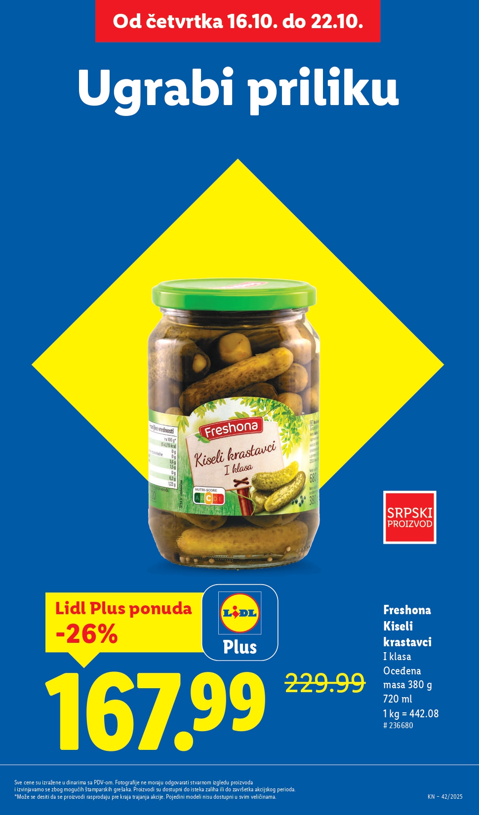 Lidl katalog 16-22.10.2025.