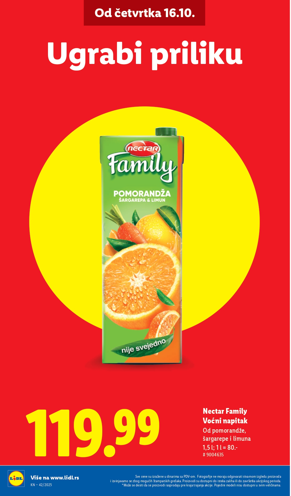 Lidl katalog 16-22.10.2025.