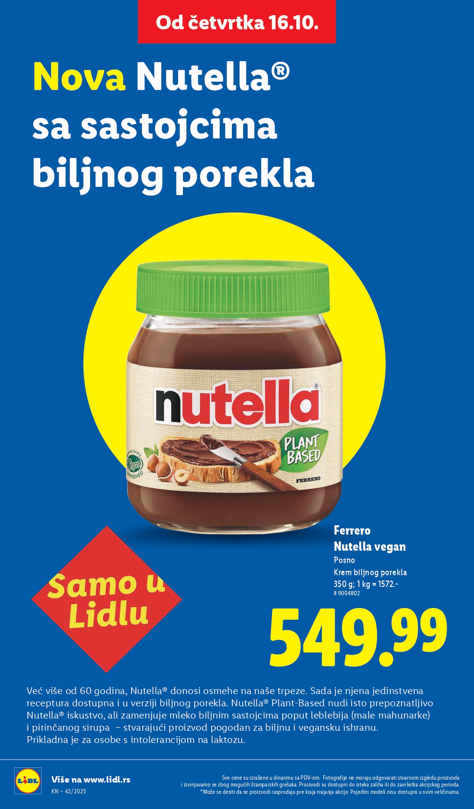 Lidl katalog 16-22.10.2025.