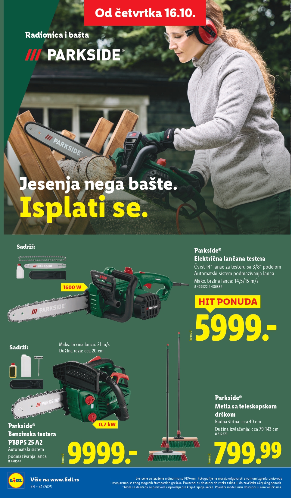 Lidl katalog 16-22.10.2025.