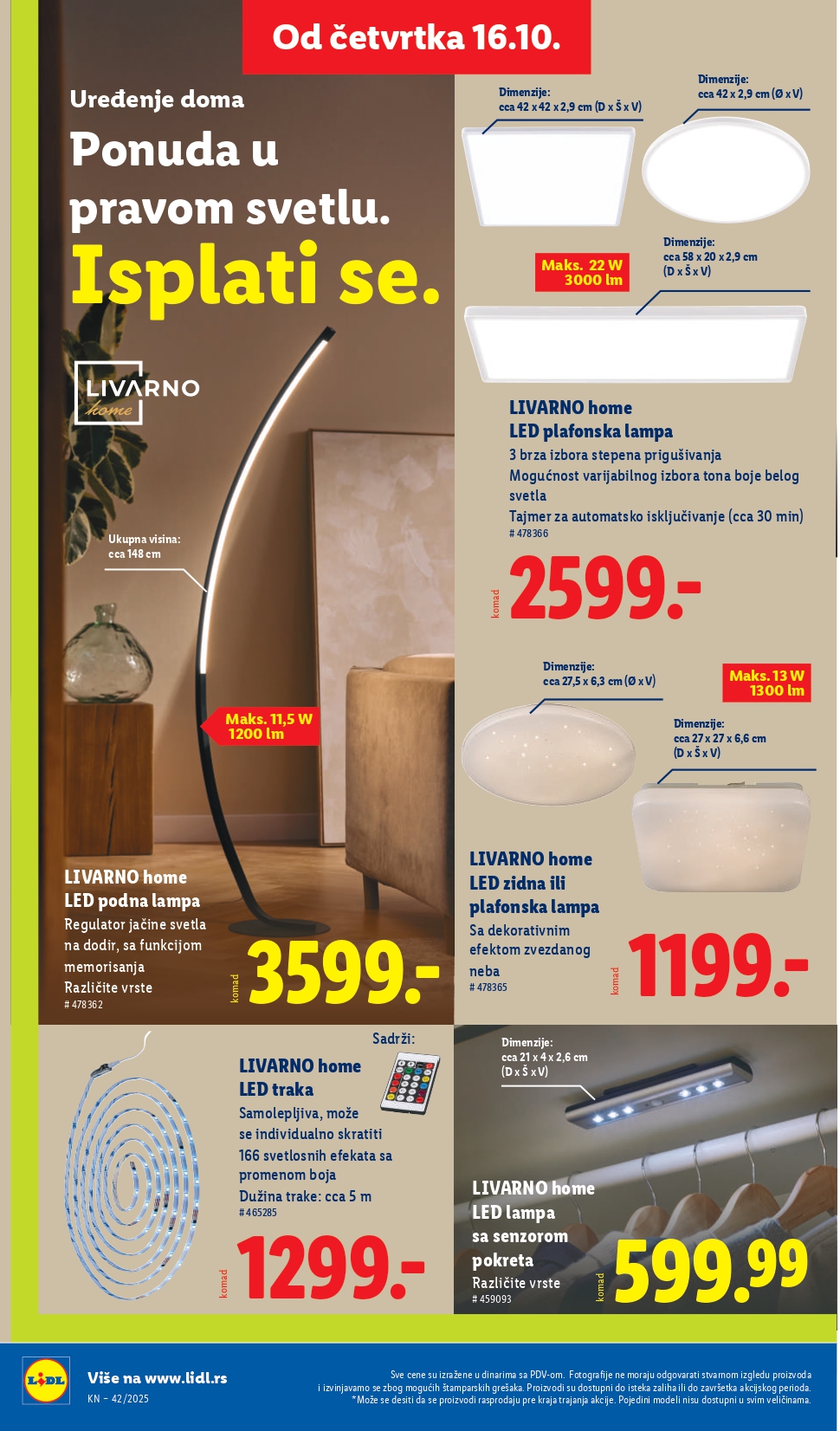 Lidl katalog 16-22.10.2025.