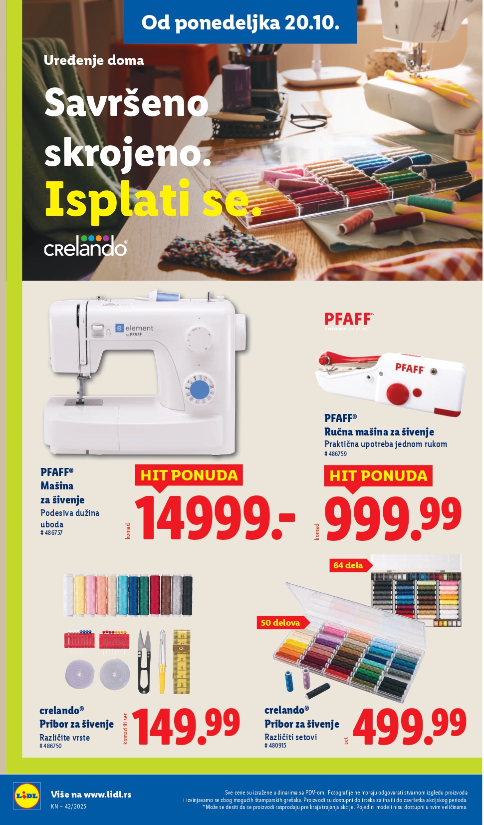 Lidl katalog 16-22.10.2025.