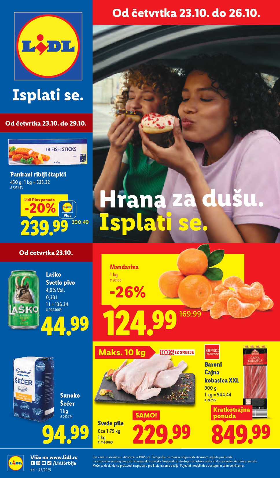 Lidl katalog 23-29.10.2025.