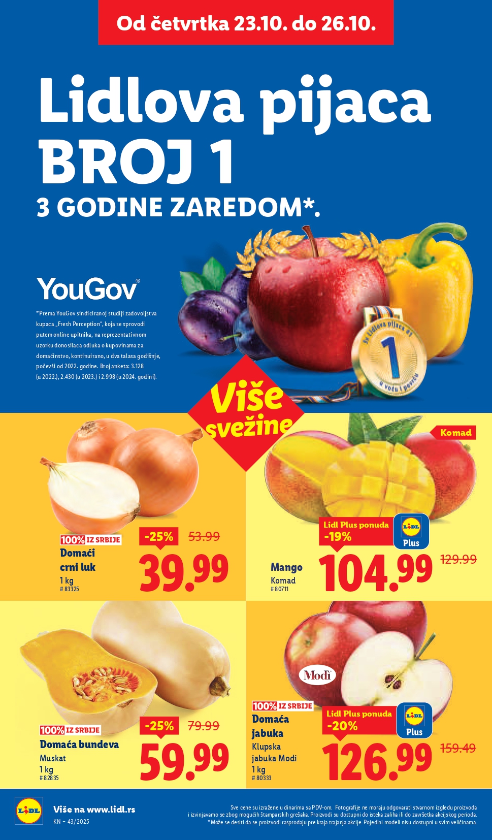 Lidl katalog 23-29.10.2025.