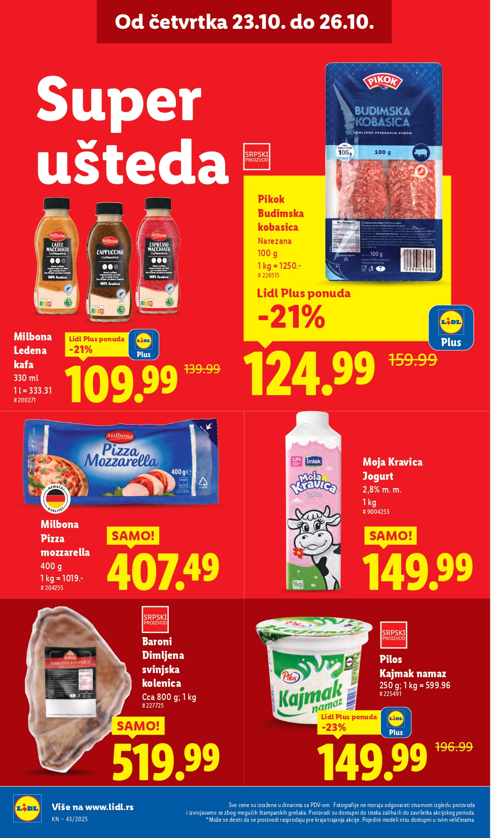 Lidl katalog 23-29.10.2025.