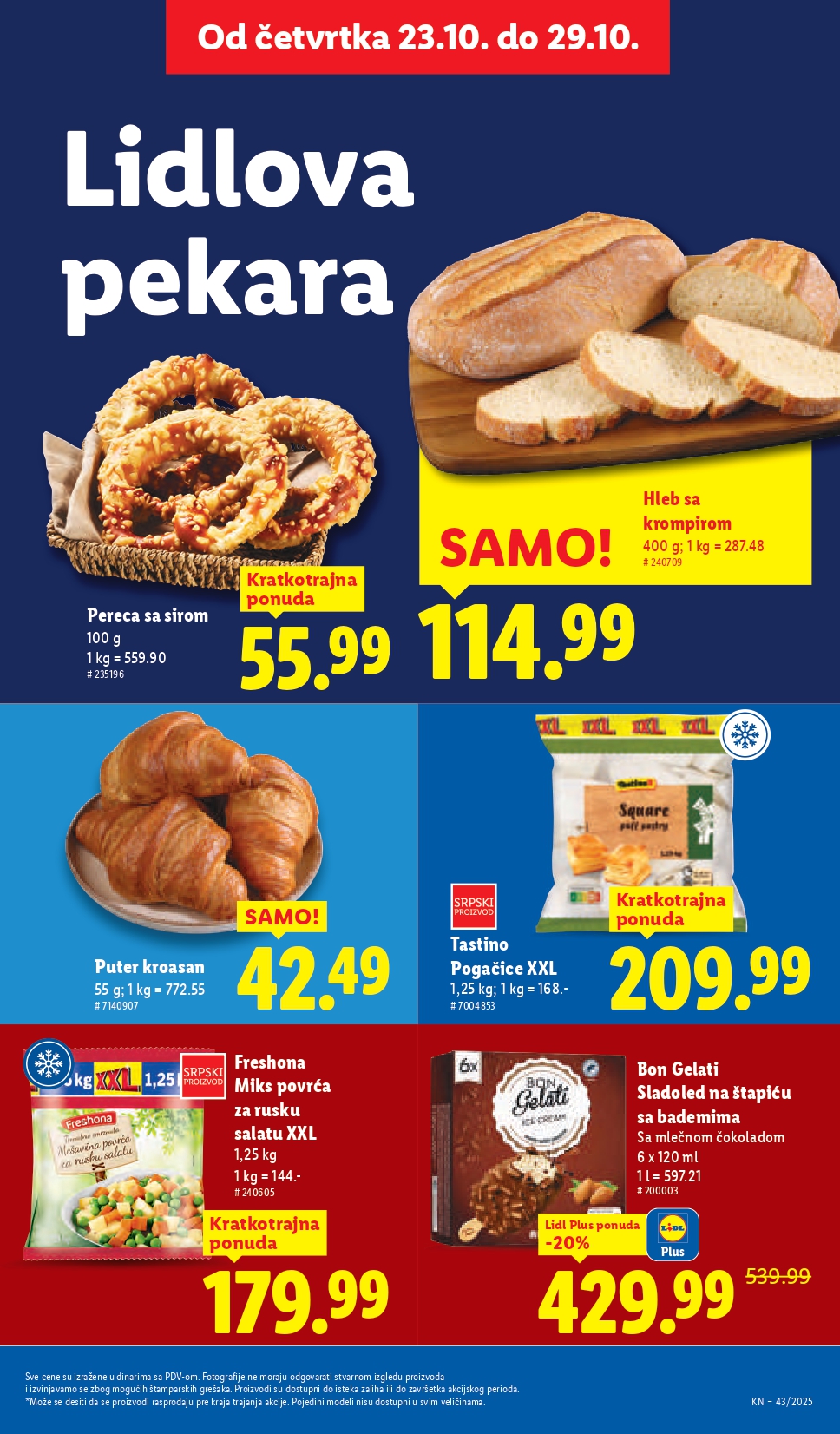 Lidl katalog 23-29.10.2025.