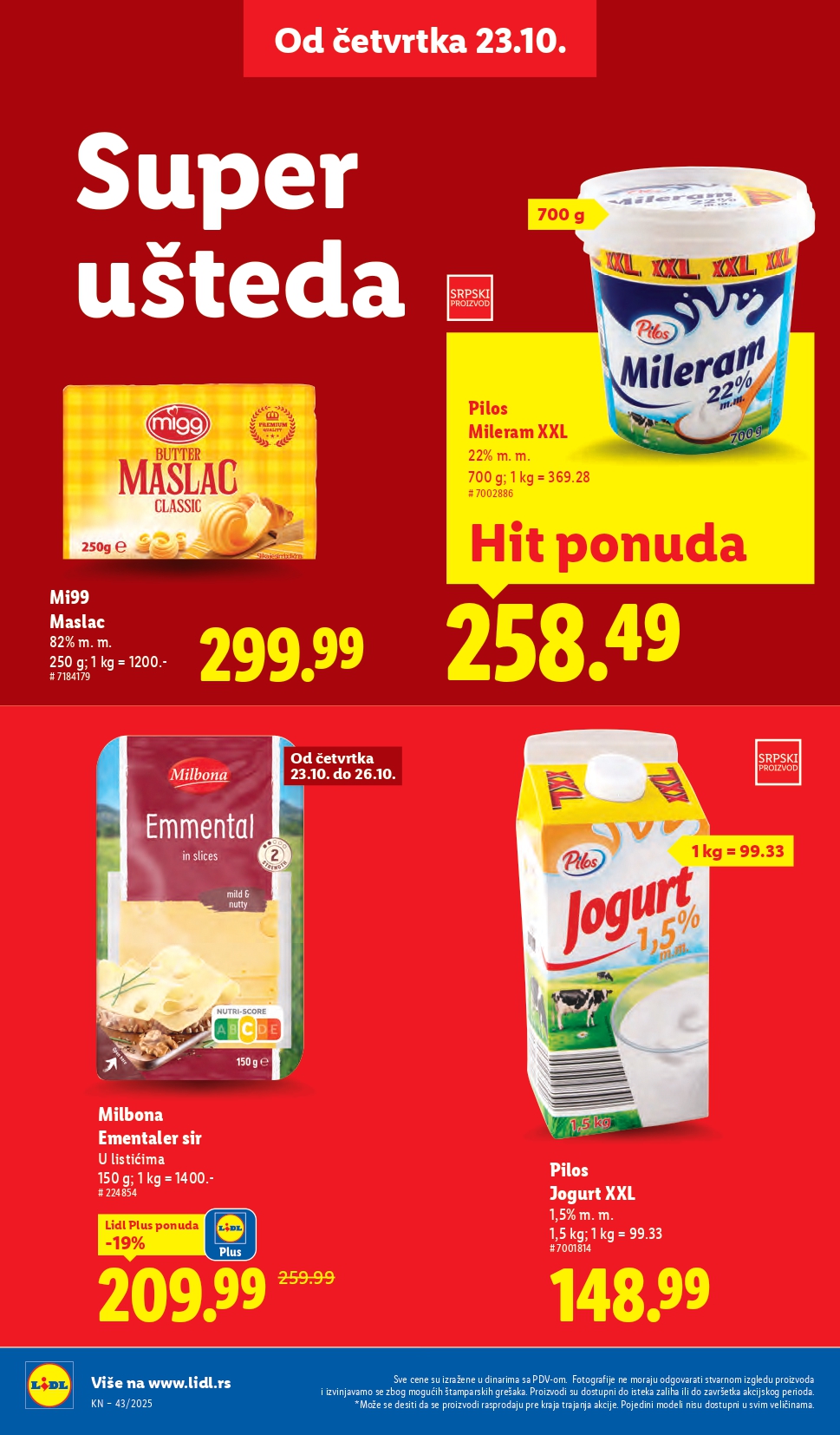 Lidl katalog 23-29.10.2025.