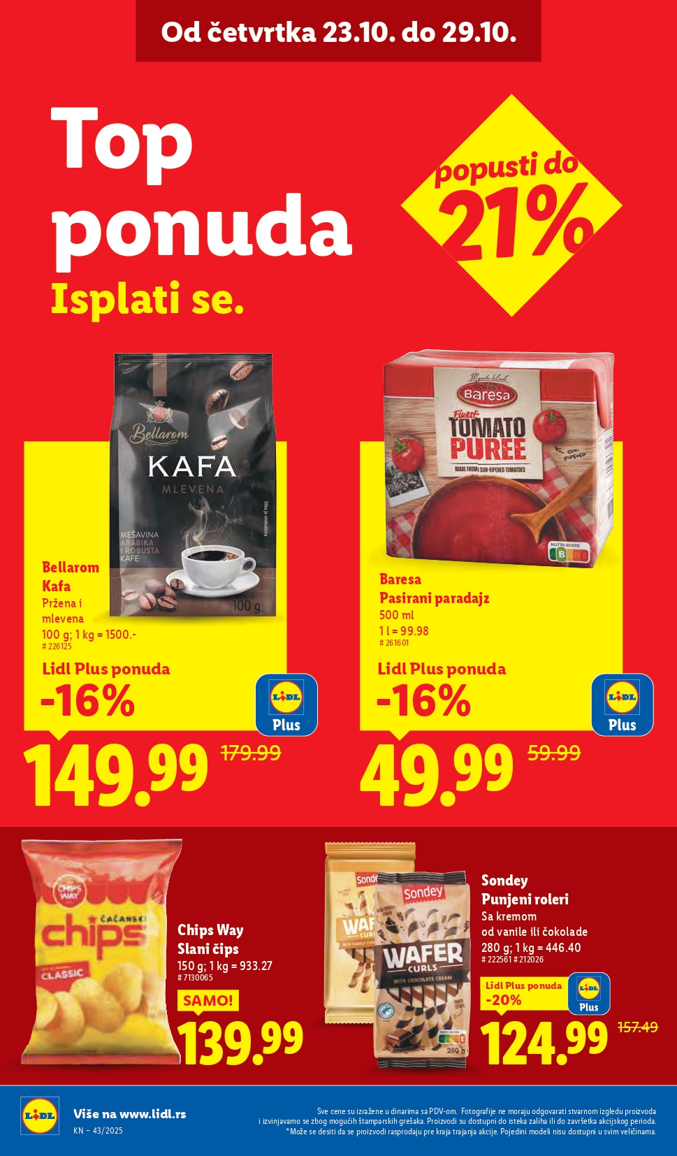 Lidl katalog 23-29.10.2025.