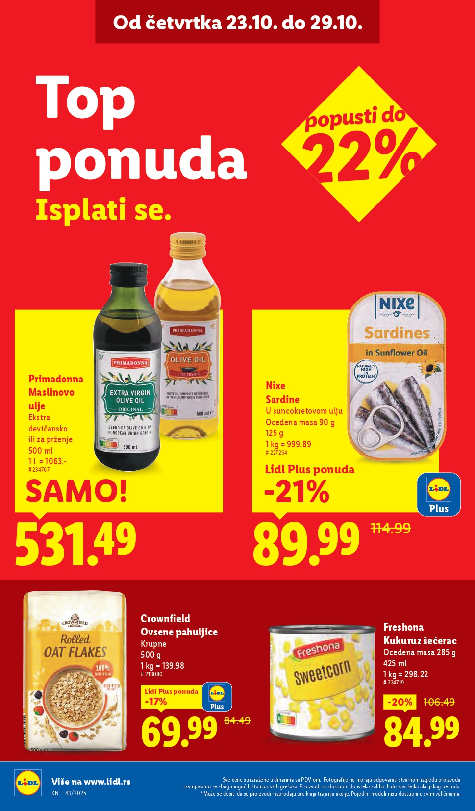 Lidl katalog 23-29.10.2025.