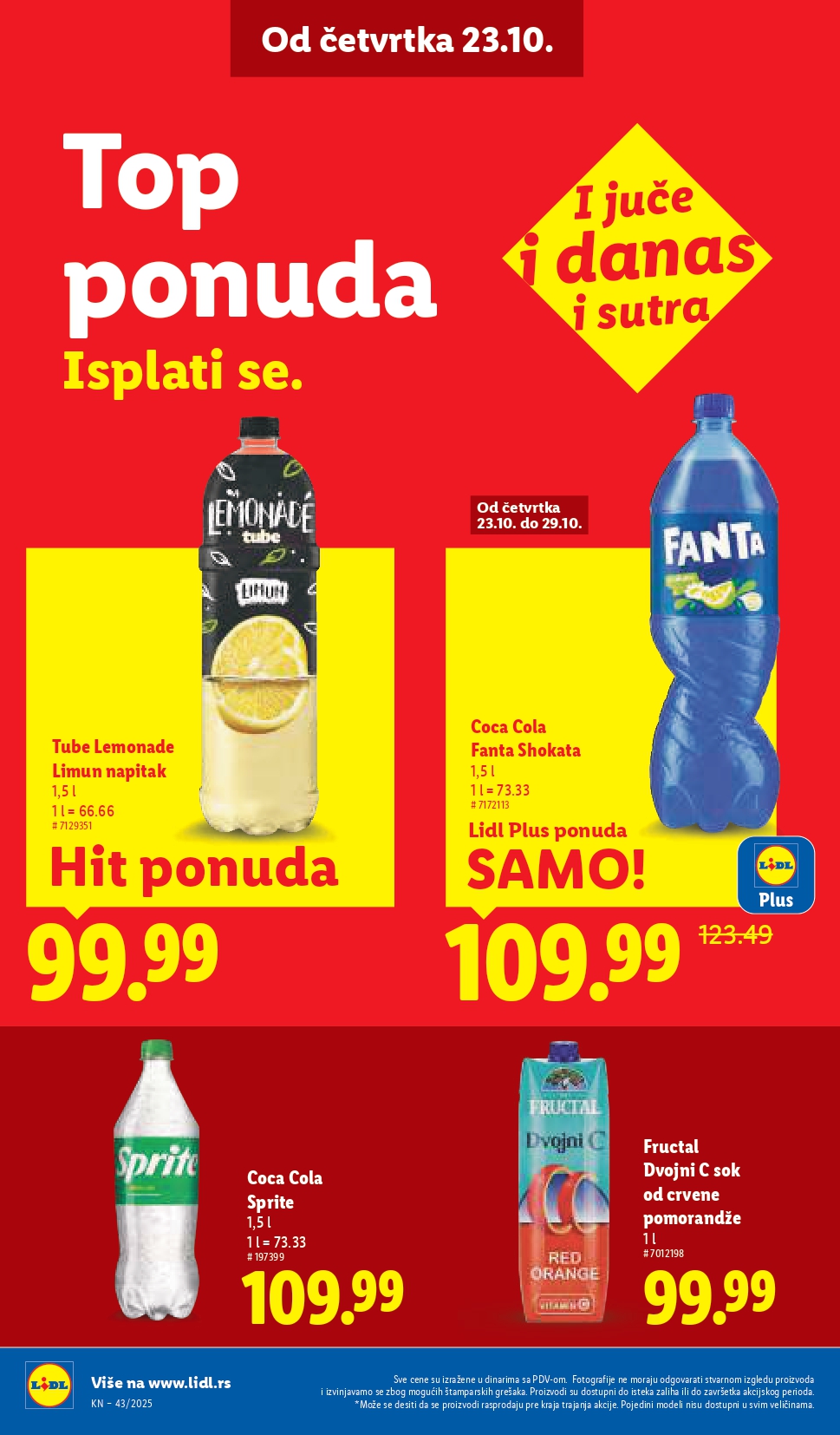 Lidl katalog 23-29.10.2025.