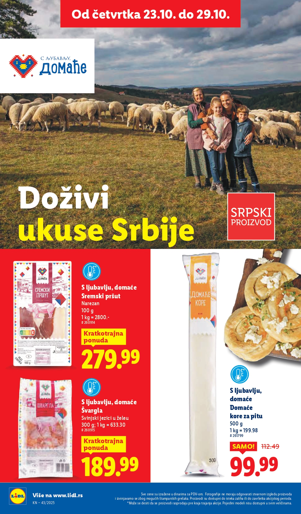 Lidl katalog 23-29.10.2025.