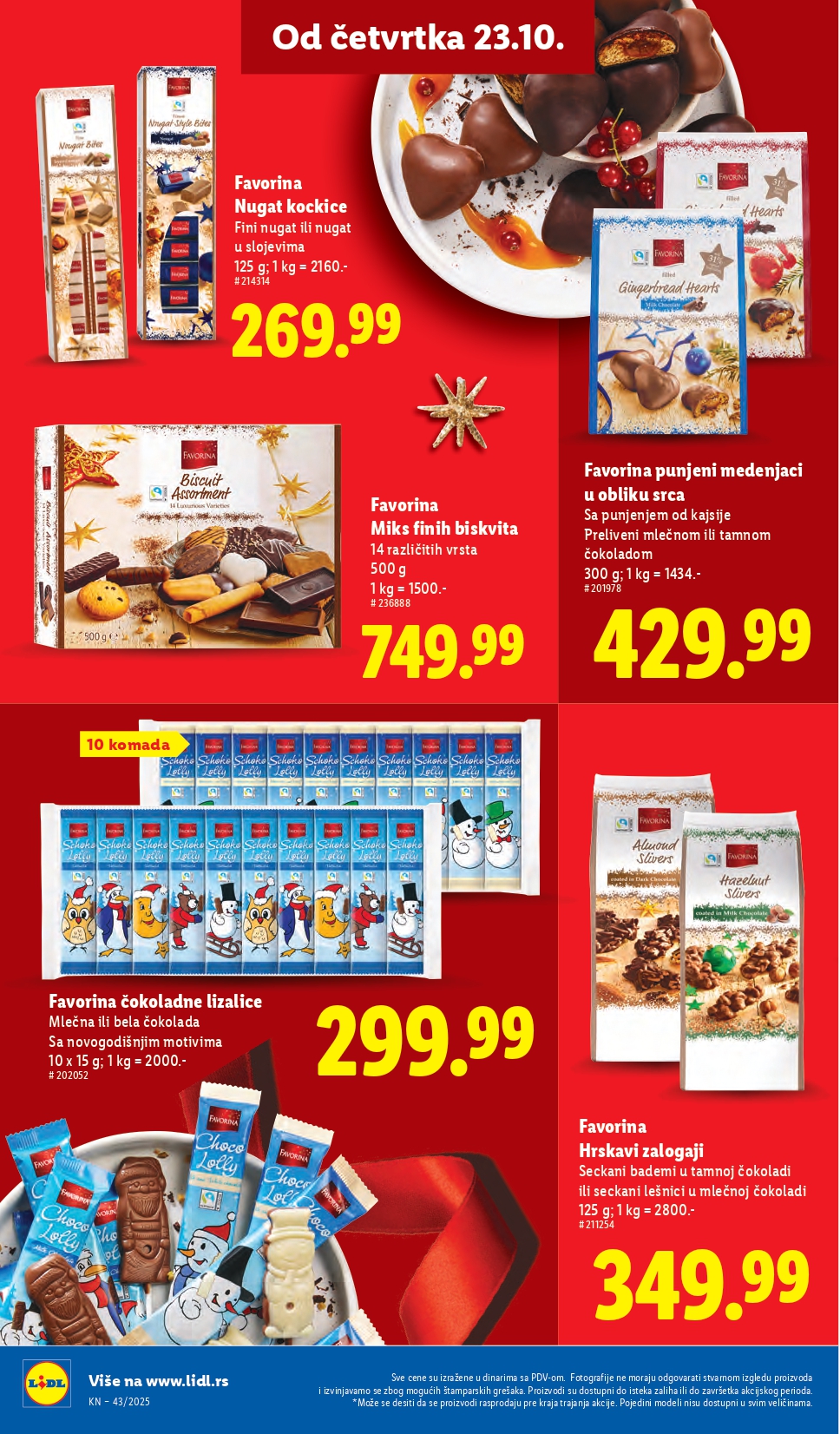 Lidl katalog 23-29.10.2025.