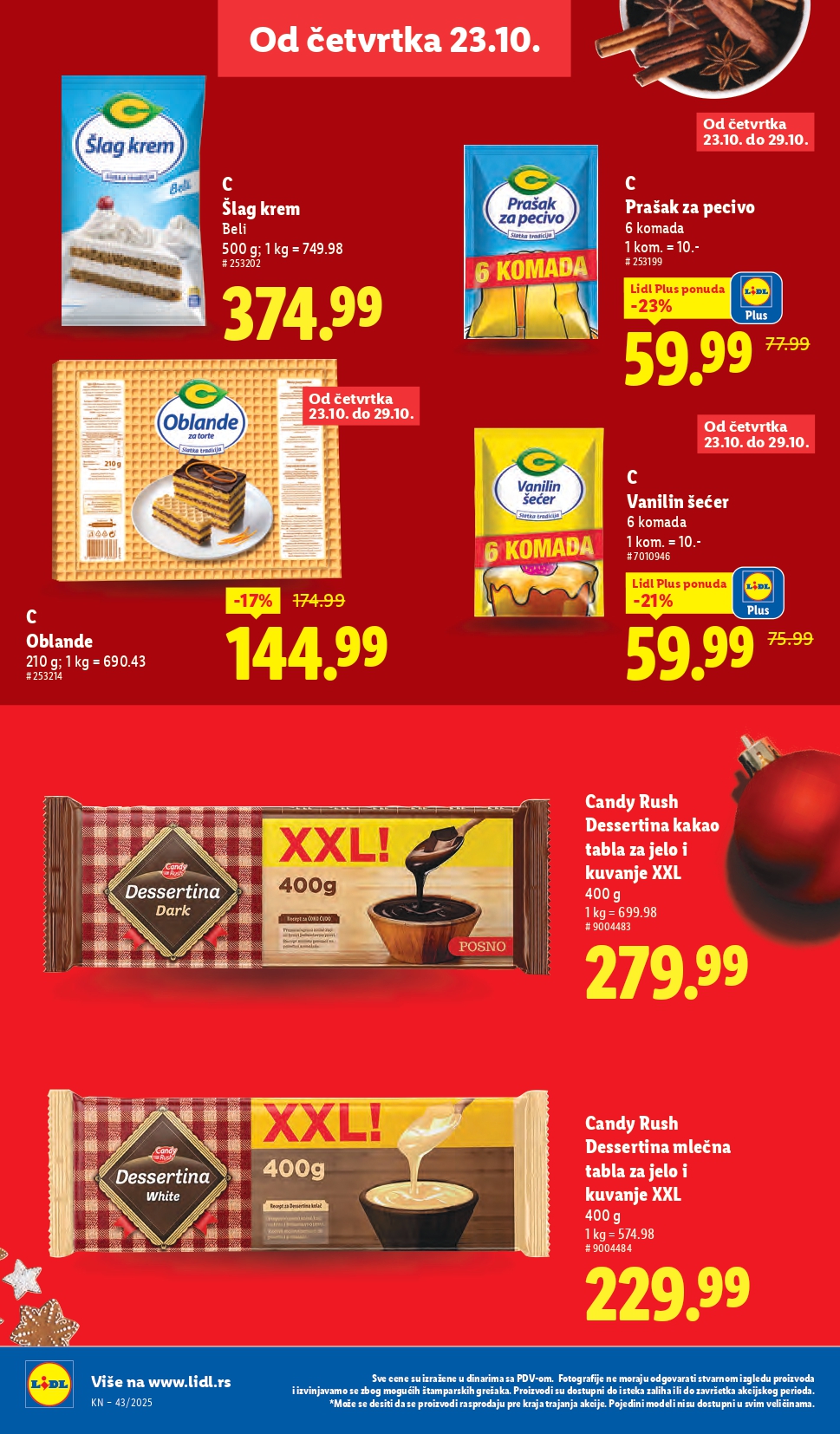 Lidl katalog 23-29.10.2025.