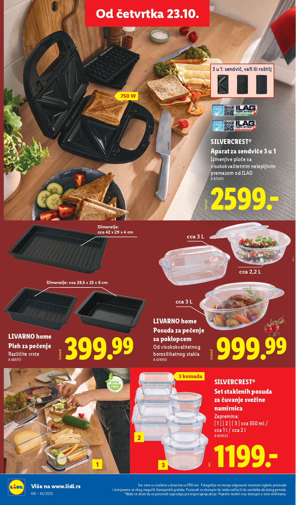 Lidl katalog 23-29.10.2025.