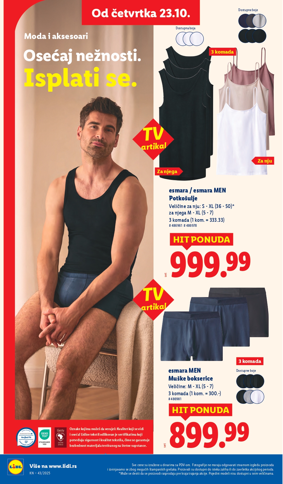 Lidl katalog 23-29.10.2025.