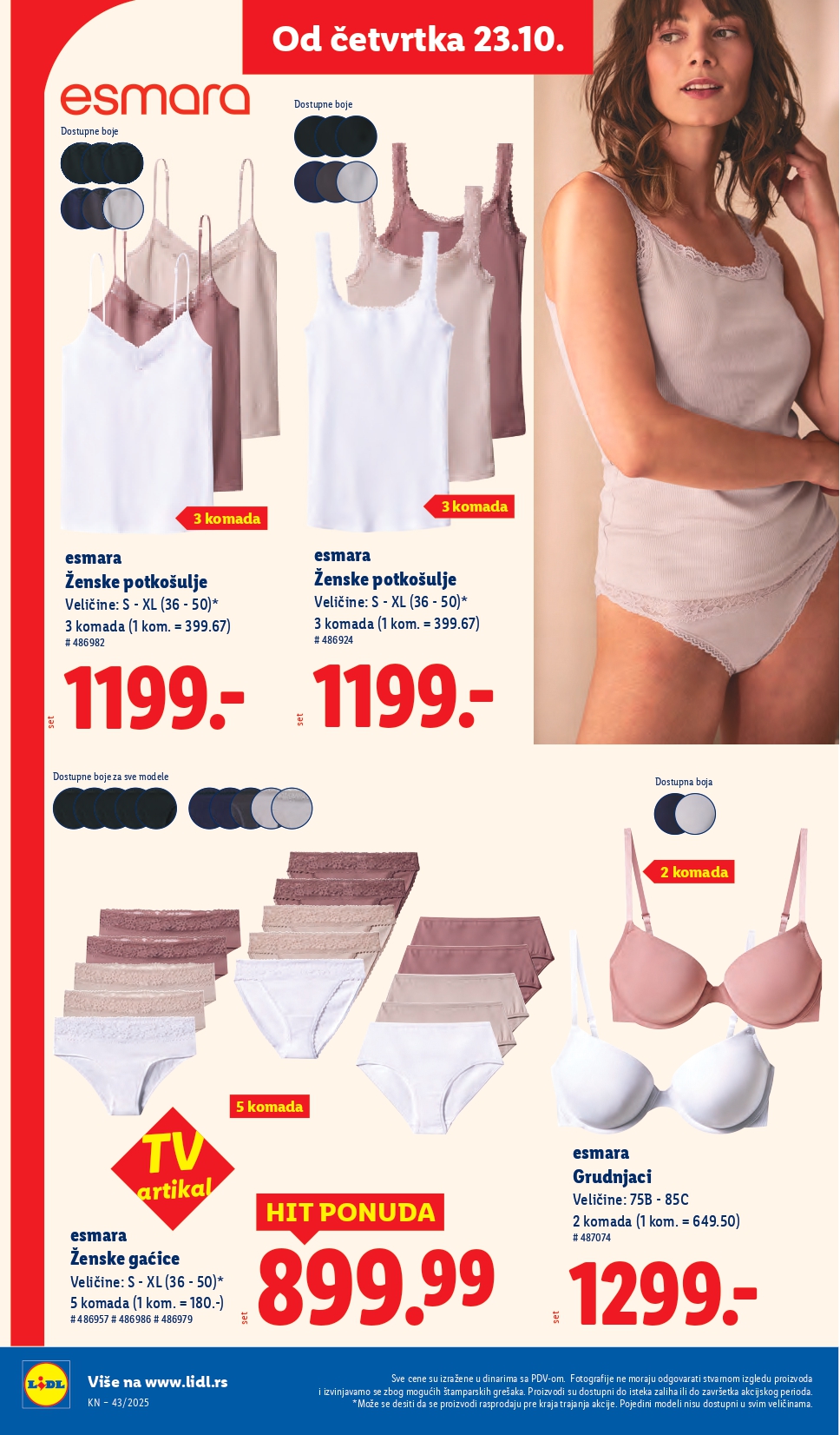 Lidl katalog 23-29.10.2025.