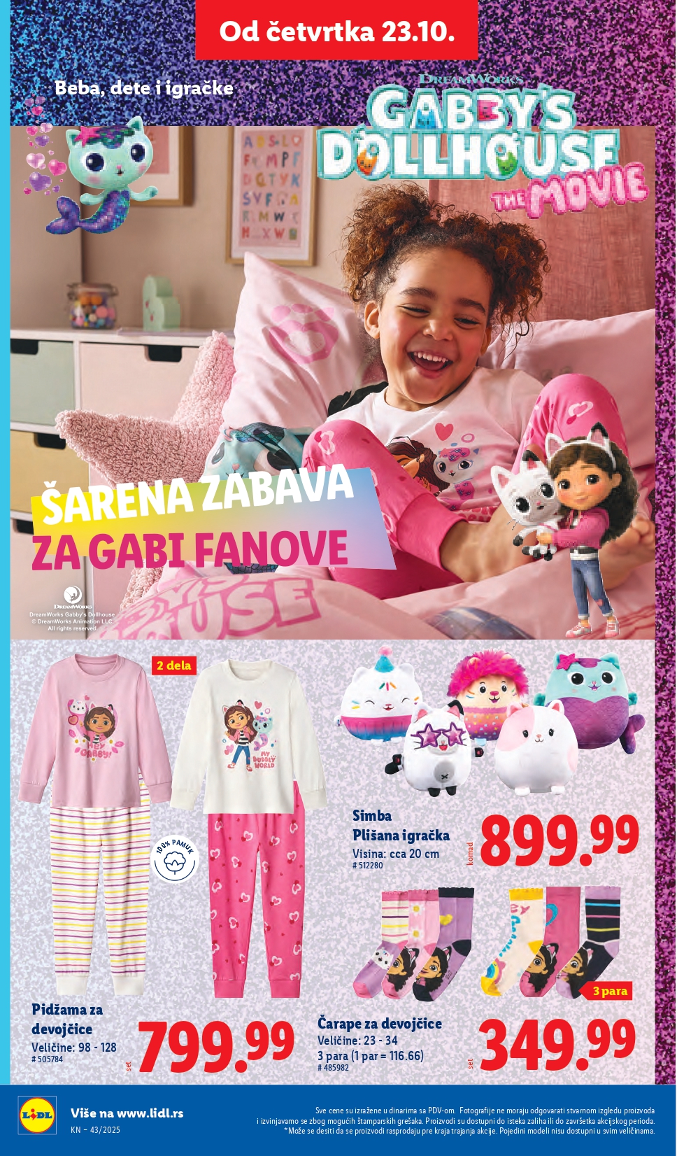 Lidl katalog 23-29.10.2025.