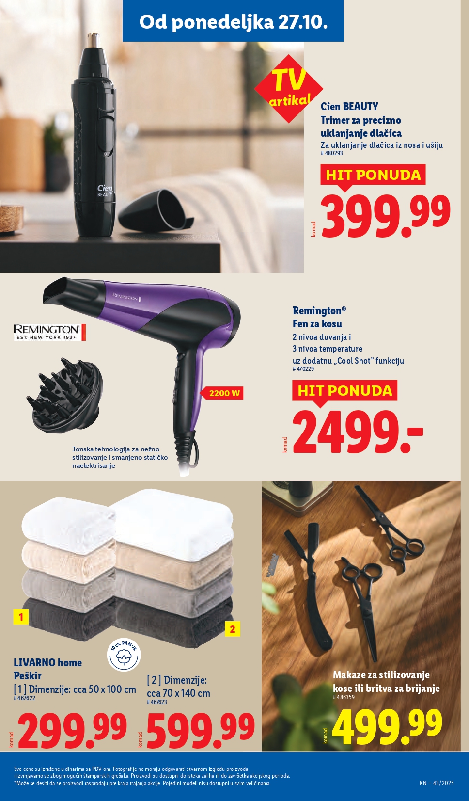 Lidl katalog 23-29.10.2025.