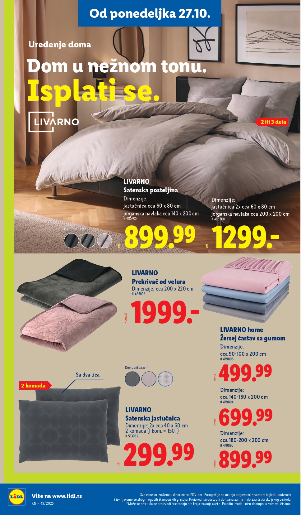Lidl katalog 23-29.10.2025.