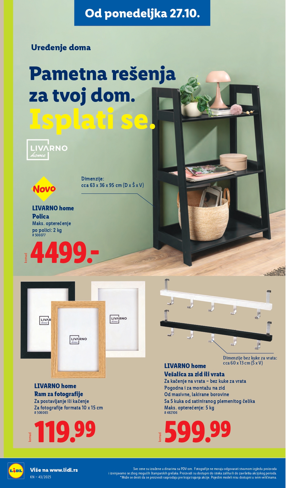 Lidl katalog 23-29.10.2025.