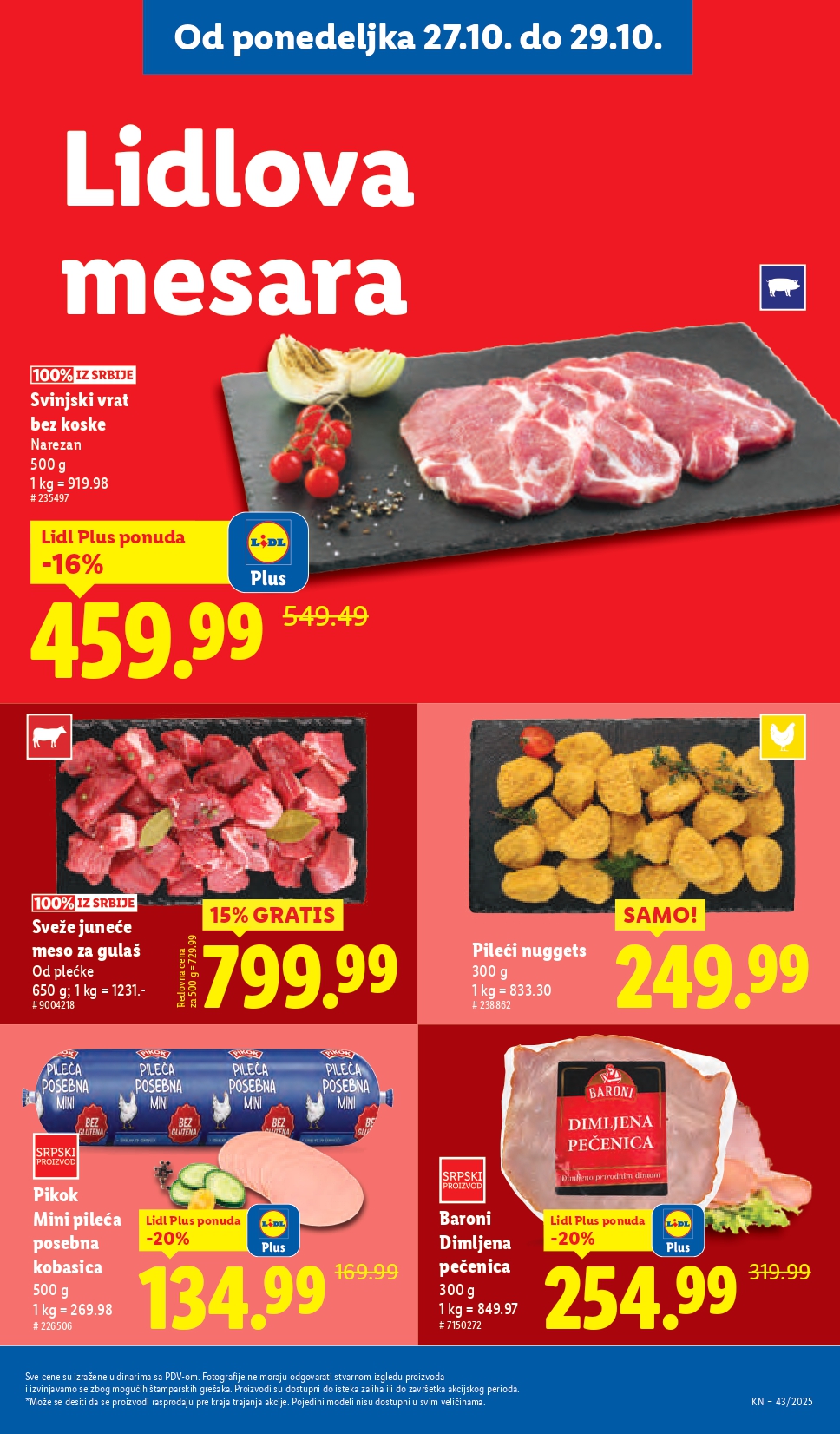 Lidl katalog 23-29.10.2025.
