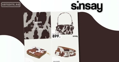 Sinsay kravlji dezen – modni hit koji je ukrao srca - jesen 2025.