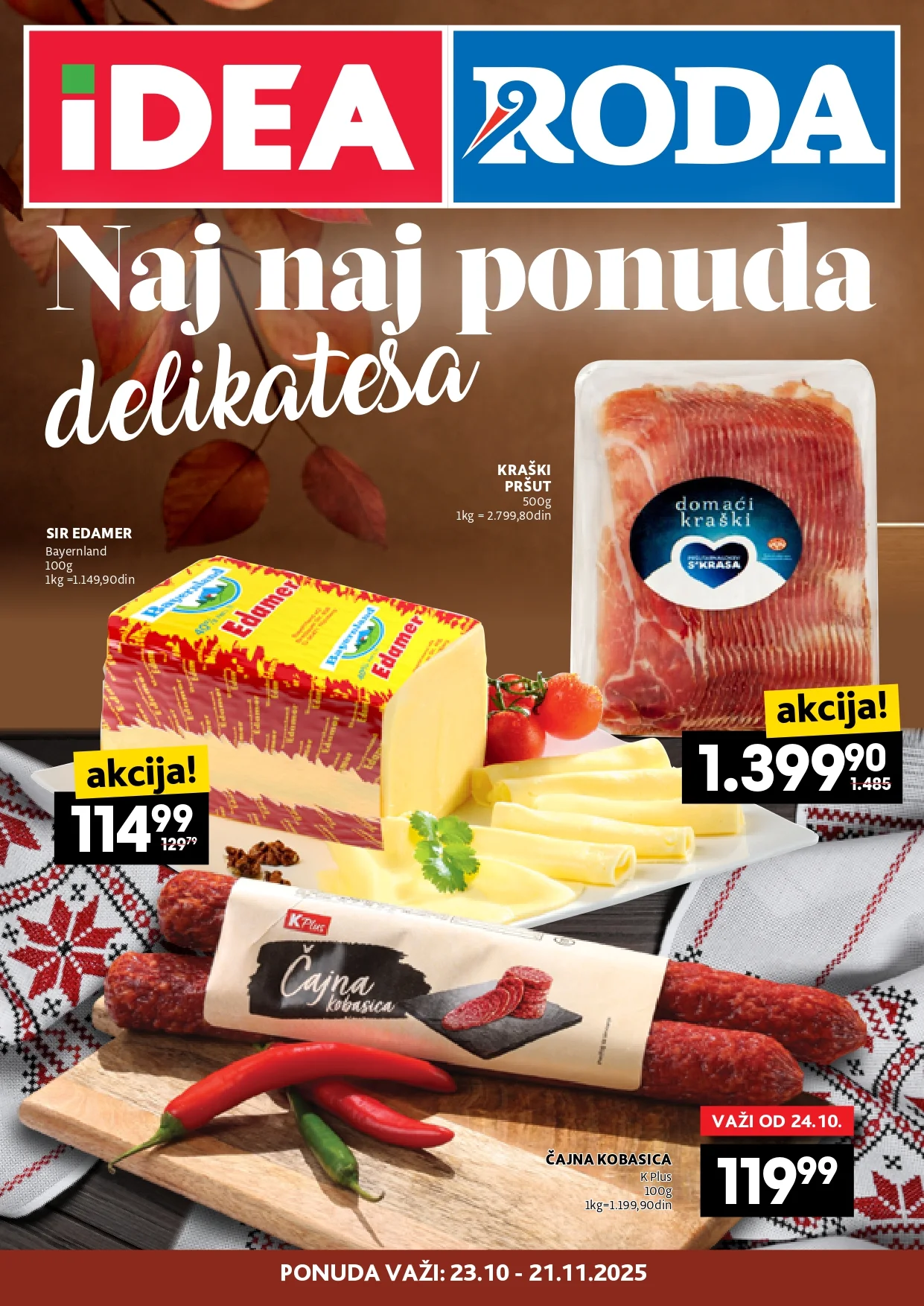 Roda & Idea katalog DELIKATESE 23.10-21.11.2025.