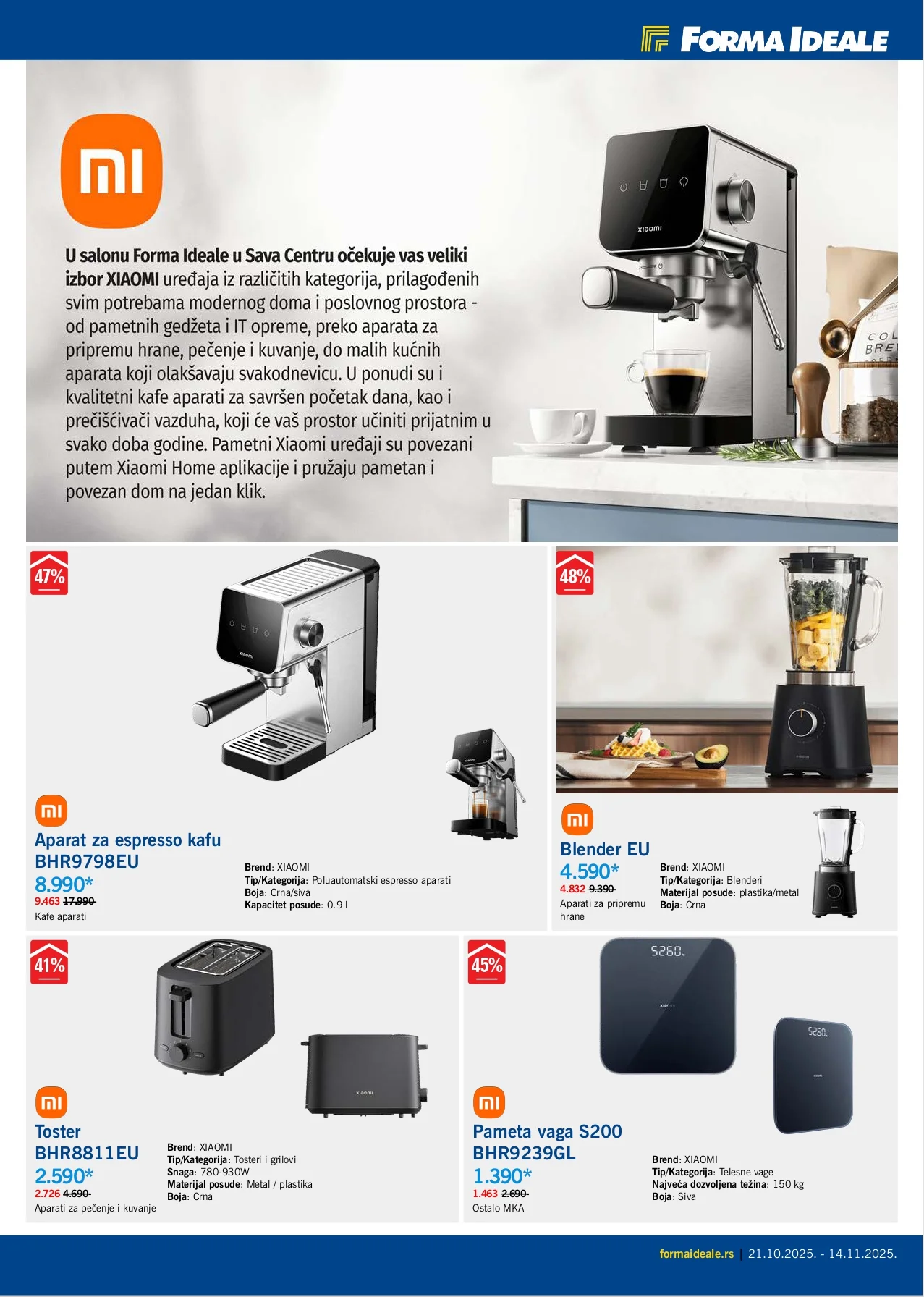Forma Ideale katalog SAVA CENTAR 21.10-14.11.2025.